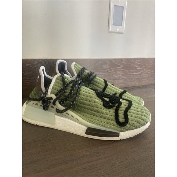 Adidas NMD Pharrell Williams x Billionaire Boys Club 'Running Dog Green' Sz 10 - Picture 4 of 7